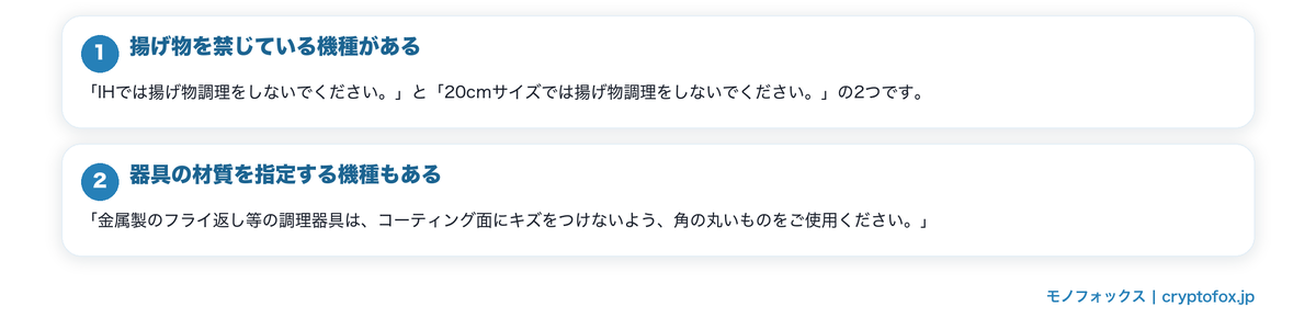 公式の注意書きに書かれていることの要点を整理した図