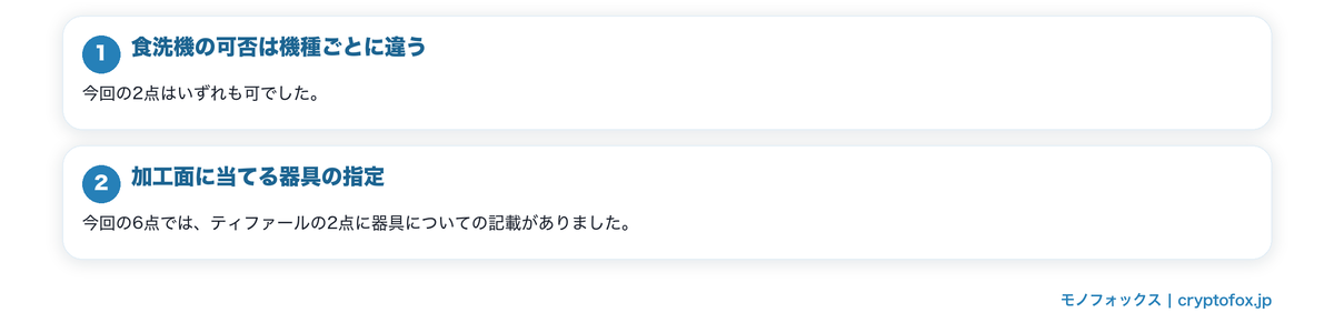 洗い方と手入れの記載を読むの要点を整理した図