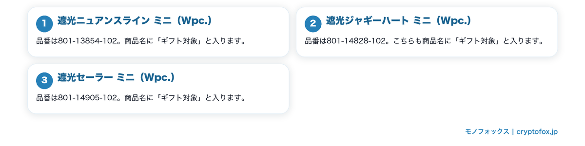 贈り物の対象として載る折りたたみ傘を図で整理した図解